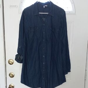 New Directions Dark Blue Mini Dress